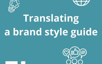 Translating a brand style guide